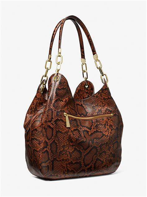 sac michael kors serpent|Michael Kors leather tote.